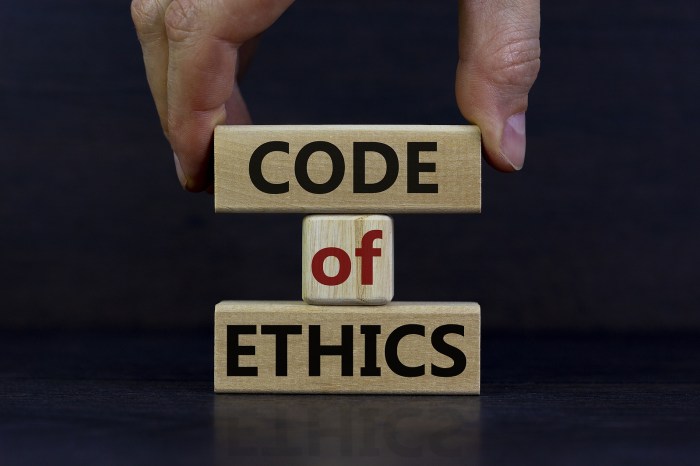 Code of ethics article 10