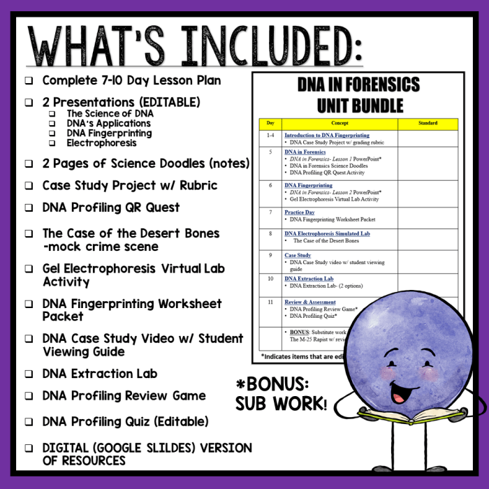 Dna profiling virtual lab answer key