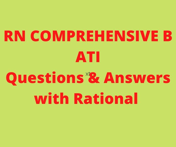 Ati comprehensive predictor practice b