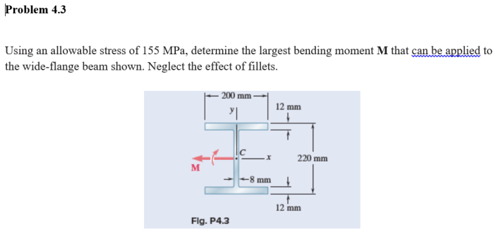 Using an allowable stress of 155 mpa