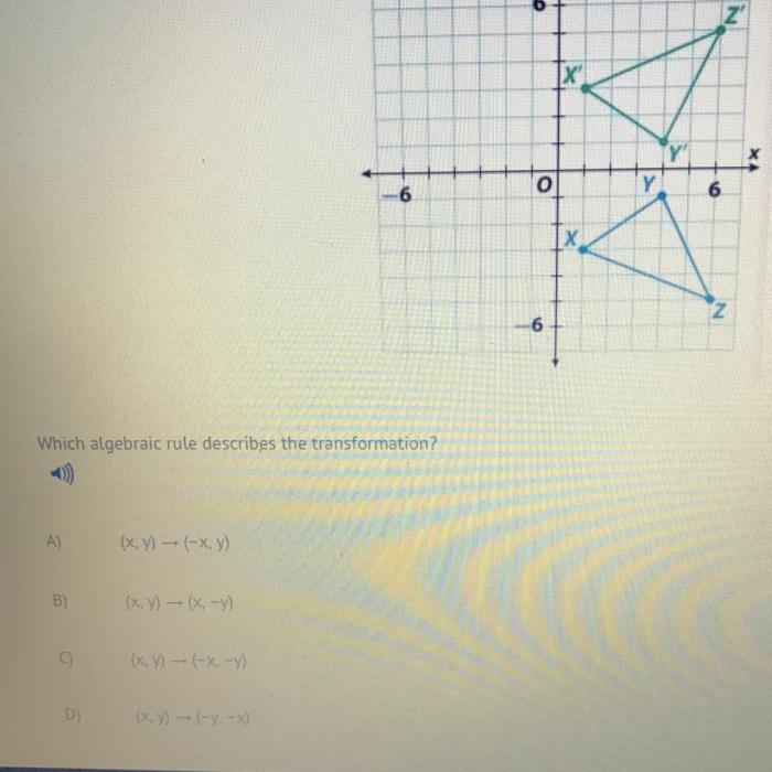 Transformations algebraic representations rotation transformation onlinemath4all