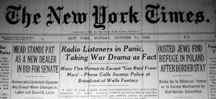 War of the worlds radio broadcast script pdf